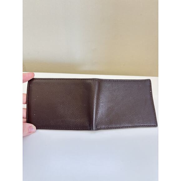 Men’s Leather Bi-Fold Wallet Brown Gift for Him Gift for Dad Christmas Gift - Picture 4 of 7